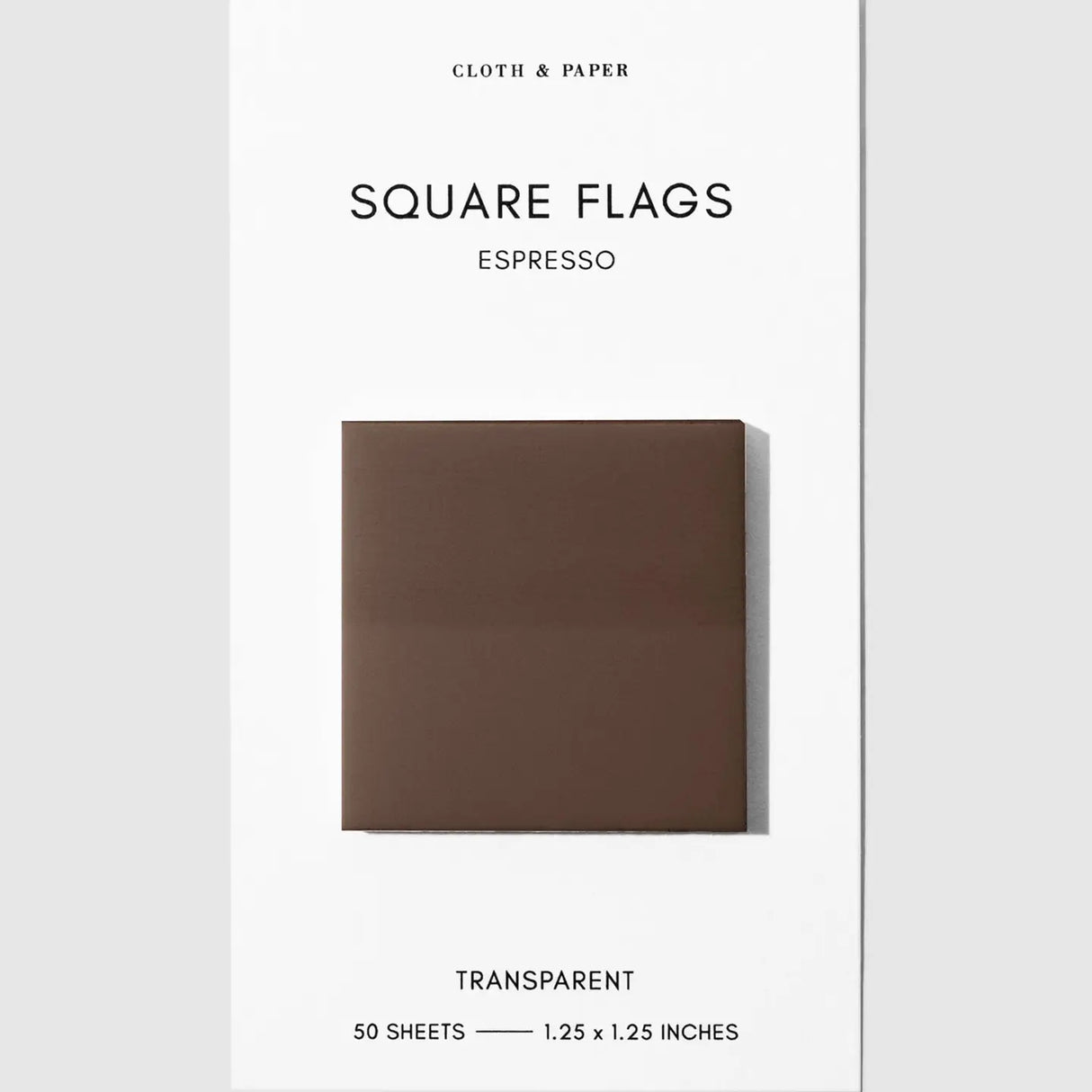 Square Transparent Page Flags provide a subtle way to mark information you want to reference again. Their slightly frosted finish maintains clarity when layered over text, making them a practical tool for marking pages in books, highlighting passages, or labeling sections throughout notebooks and documents. Thin construction keeps bulk to a minimum, even when used across multiple pages.