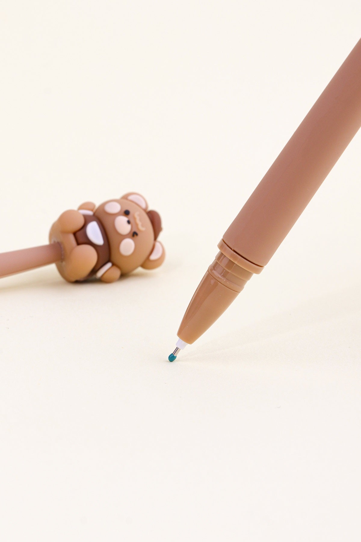 Coffee Bear Wiggle Gel Pen 0.5mm Black Ink