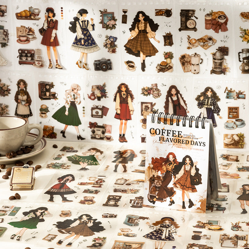 Capture the rich and fragrant moments of life with taste inspired ideas. Whether you're a journaling enthusiast, a coffee lover, or someone who wants to add a sense of ceremony to your daily routine, this is for you!
50 pieces of large stickers with exquisite patterns
Special shaped die-cutting with adhesive backing to use immediately
3.35 in x 4.6 in