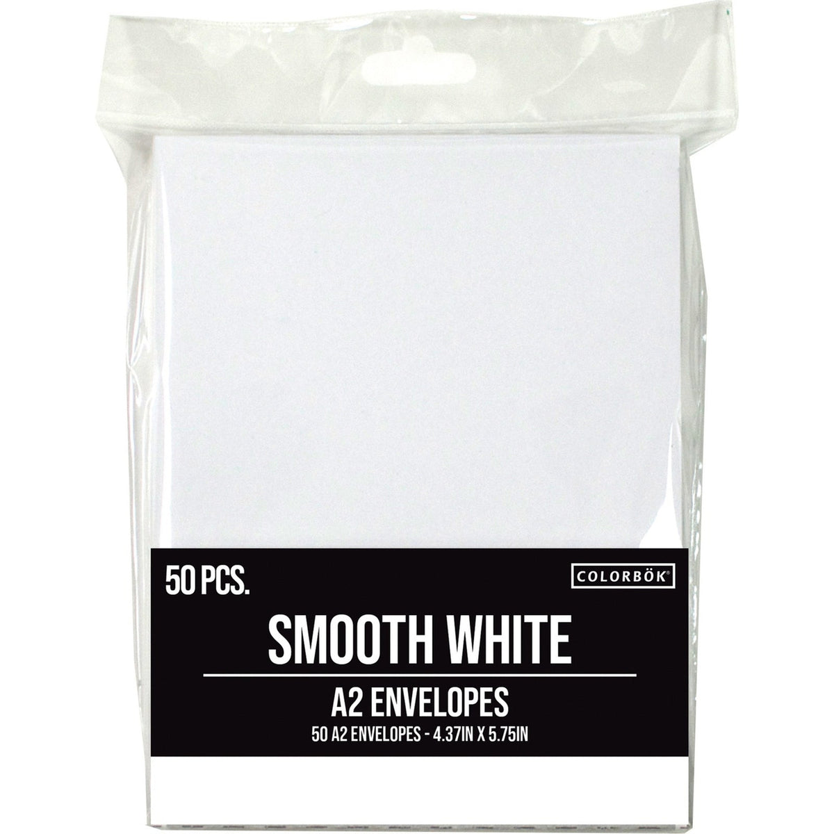 Colorbok A2 Envelopes (4.375"X5.75") 50/Pkg-White