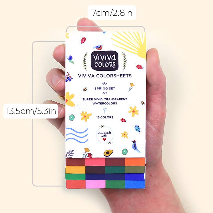 Colorsheets Spring 16 Watercolors Viviva Colors