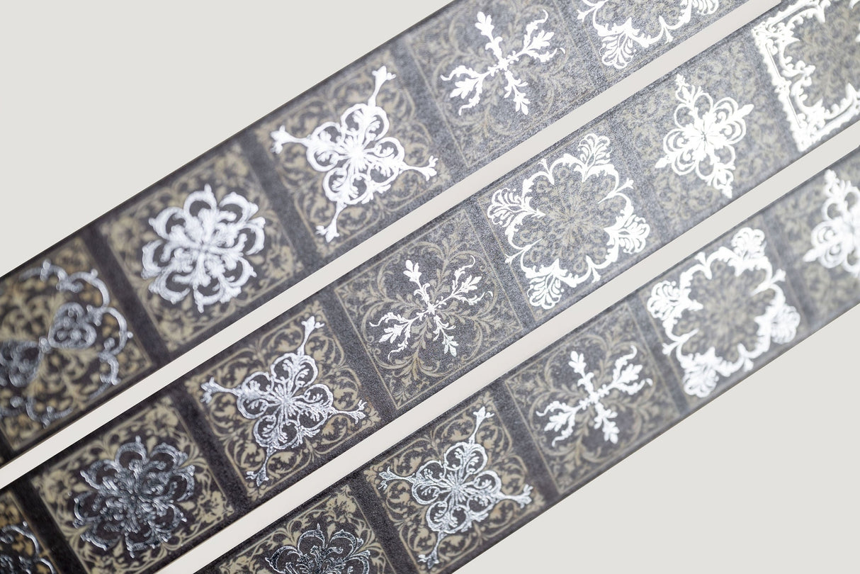 CoraCreaCrafts Gothic Patterns Foil Washi Tape
