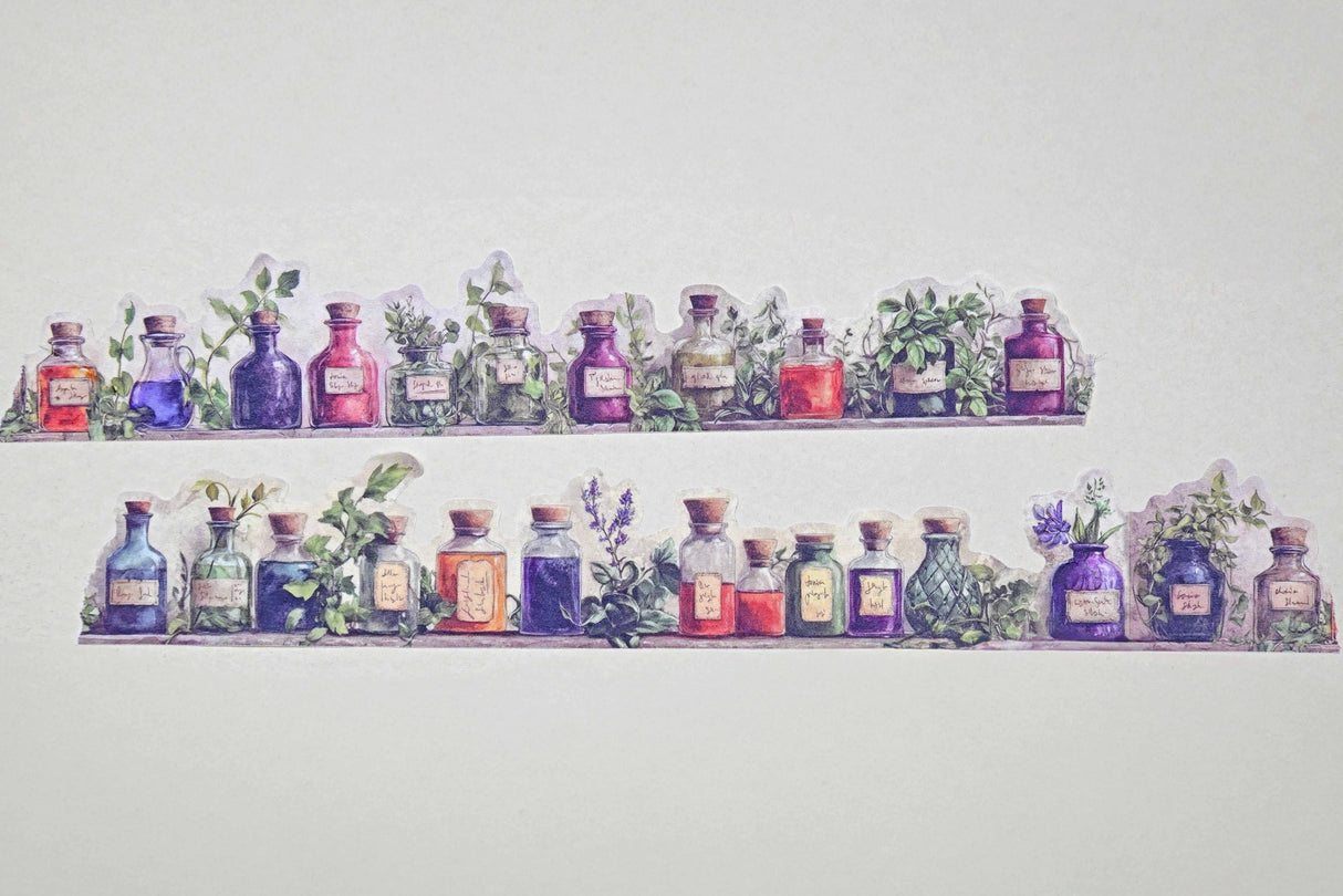 CoraCreaCrafts Potions Cutout Washi Tape