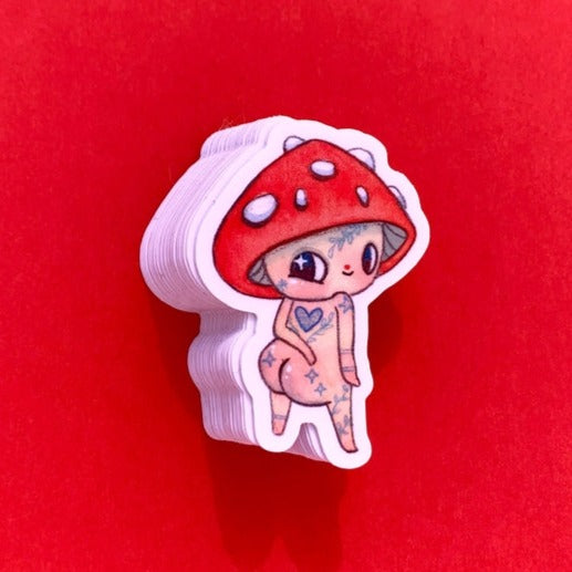 Coy Inked Cap Vinyl Sticker