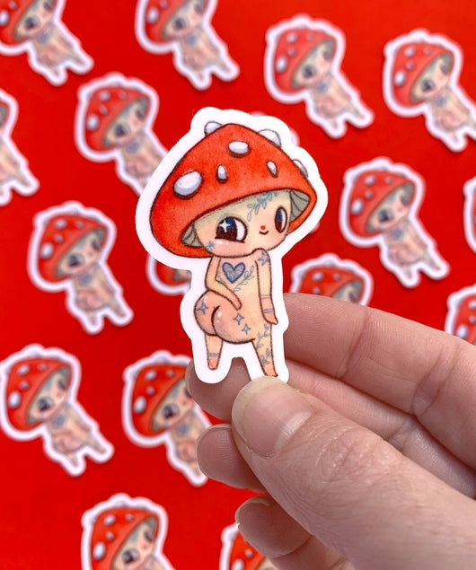 Coy Inked Cap Vinyl Sticker