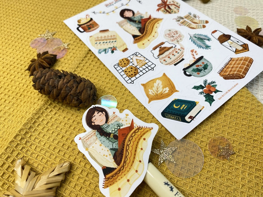 Cozy Winter Sticker Sheet