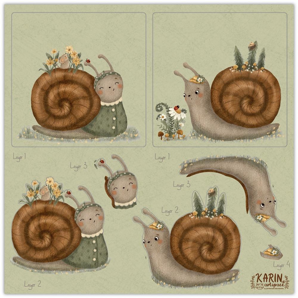 Craft Consortium 3D Decoupage 8"X8" Pad - Amongst The Hedgerow