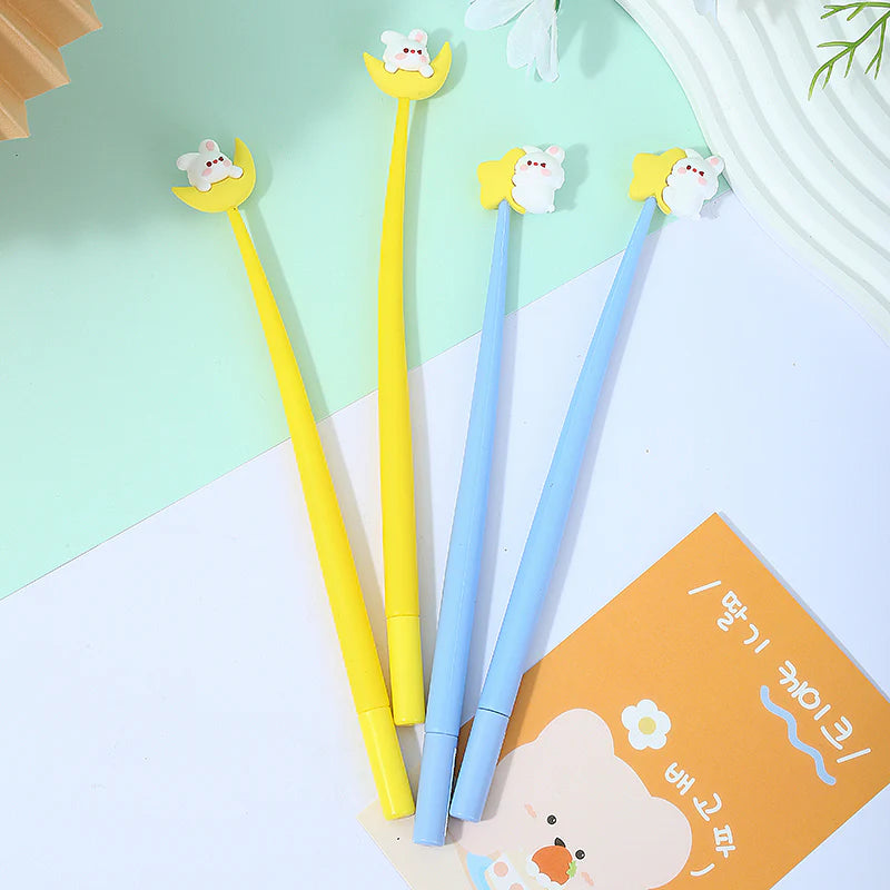 These cute animal gel pens are perfect for planning, for work, home, desk or for school. They will be a beautiful addition to your pen collection!
• 0.5mm Gel Ink
• Black Ink
• Writes very smoothly
• Measures approx. 6" - 7"
• Includes 1 pen, we will send one random color/design