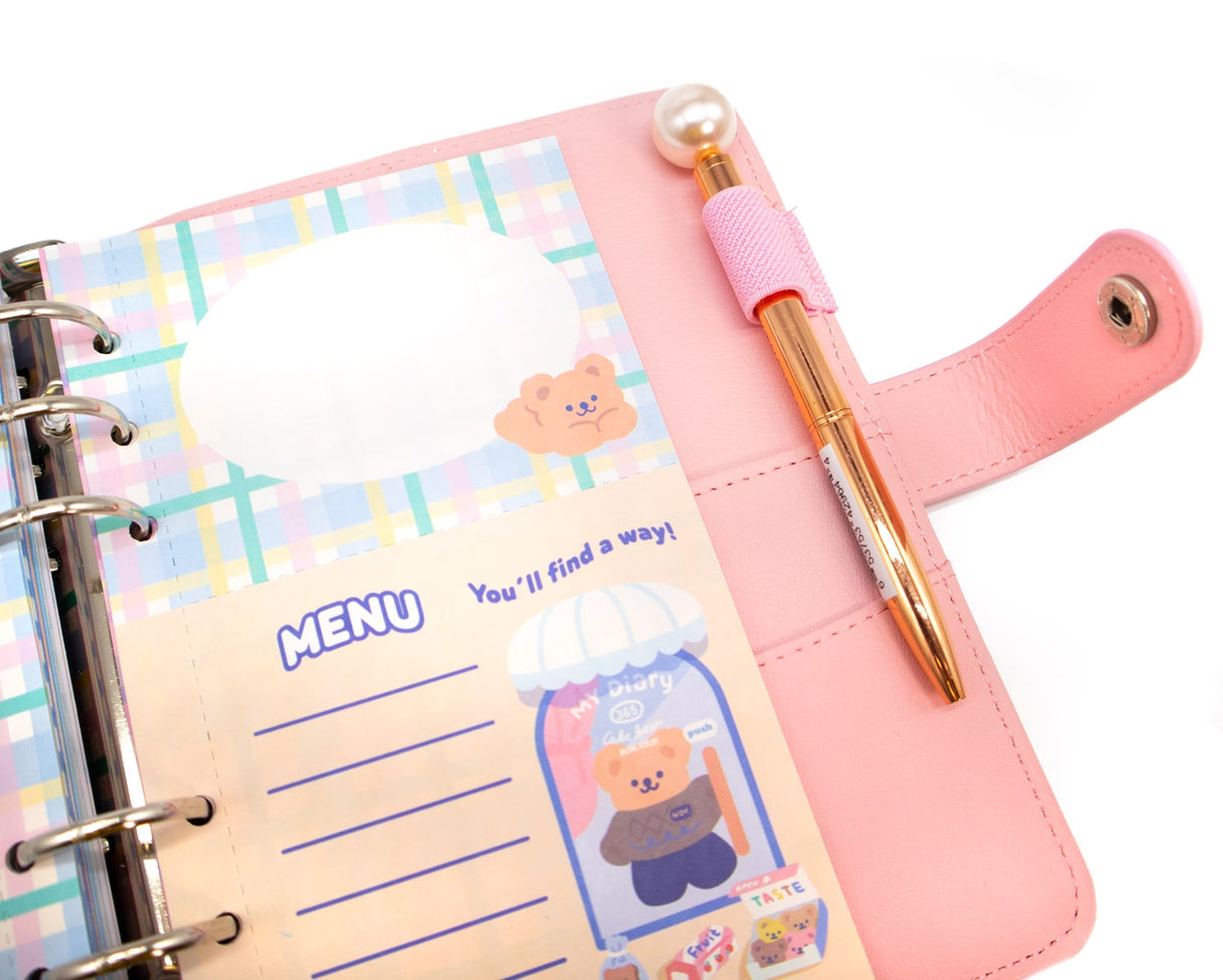 Cute Bear Planner A6 - Cozy Room
