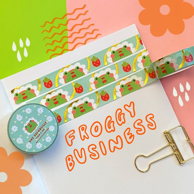Cute Frog Washi Tape