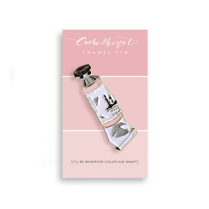 Cutout Paint Tube Enamel Pin