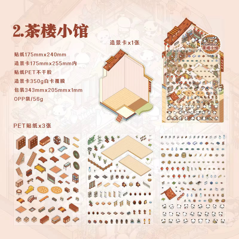 Unleash your creativity with these 3D scene stickers! Perfect for kids and adults, you can design your own eco home scene with 3 sets of sticker sheets!
1 piece of landscape paper
3 sticker sheets
7.2 in x 11.6 in