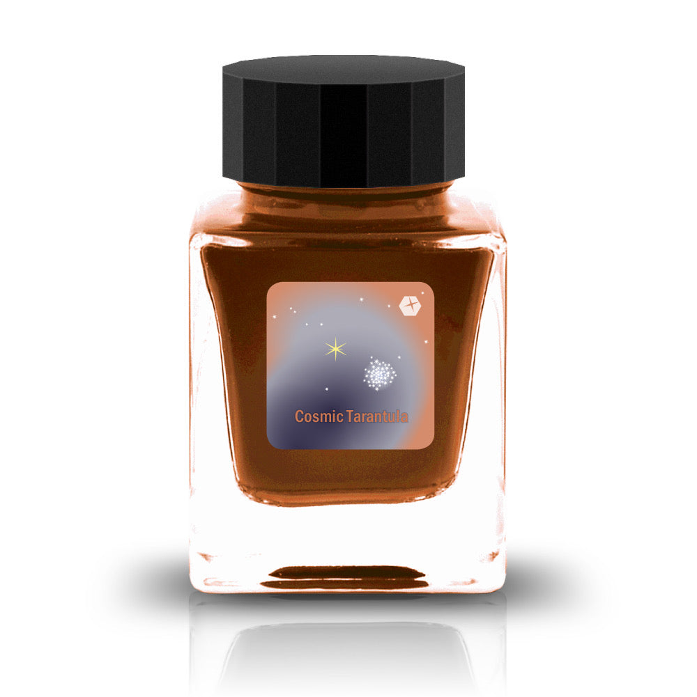 The DEEEP SPACE Collection is a series of fountain pen inks inspired by the mystery of the cosmos. Each color captures the spirit of the universe, from the deep stillness of interstellar space to the luminous shimmer of distant stars and the vivid tones of swirling nebulae. Formulated for smooth, effortless flow, these inks may also reveal subtle color-shifting effects, bringing dimension and brilliance to every stroke.
Deep Pink
30ml