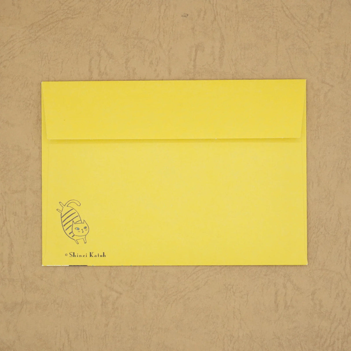 Shinzi Katoh Cat Hill Letter Set - Yellow