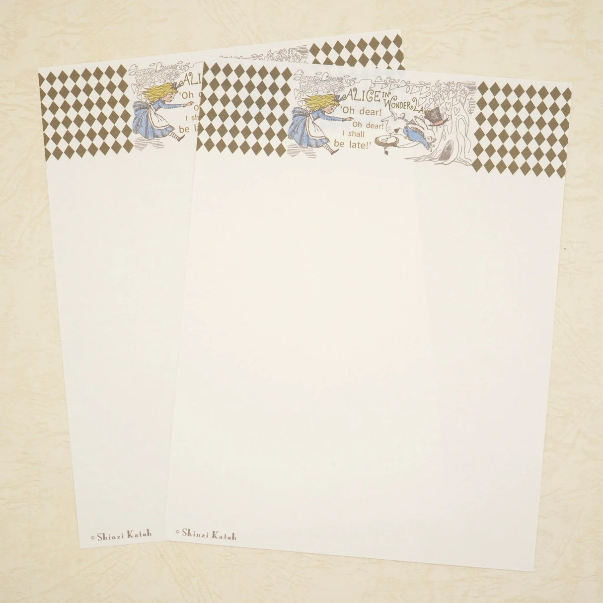 Shinzi Katoh Alice in Wonderland Letter Set - Wonder Land
