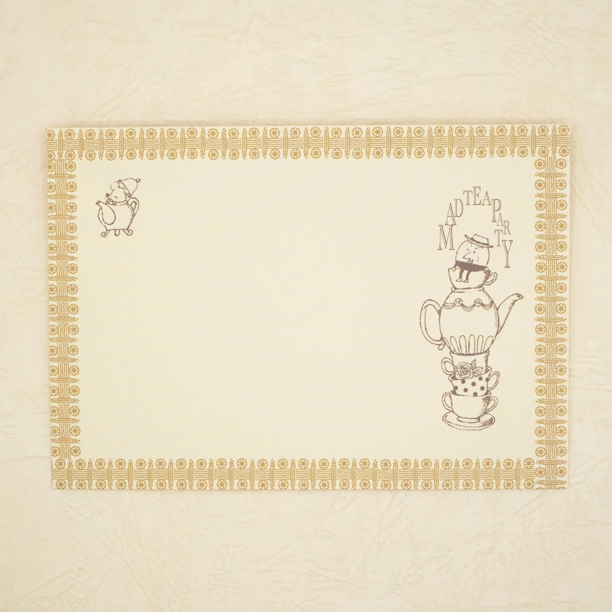 Shinzi Katoh Alice in Wonderland Letter Set - Mad Tea Party