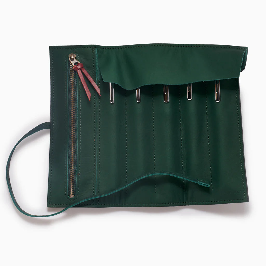 TWSBI Leather Roll Case Forest Green