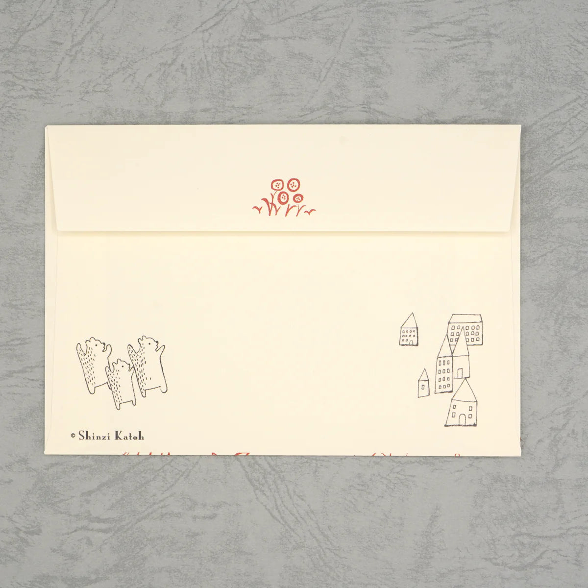 Shinzi Katoh Little Red Riding Hood Letter Set - A little break