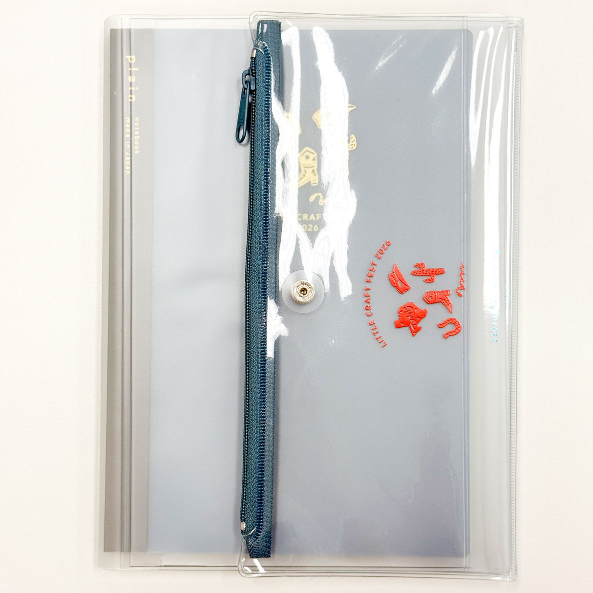 Daigo Notebook A5 - Little Craft Fest 2026 Exclusive Gold Pen Case Clear Cover Texas Cowboy Boots Cacti