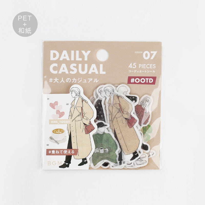 BGM Daily Casual Flake Sticker