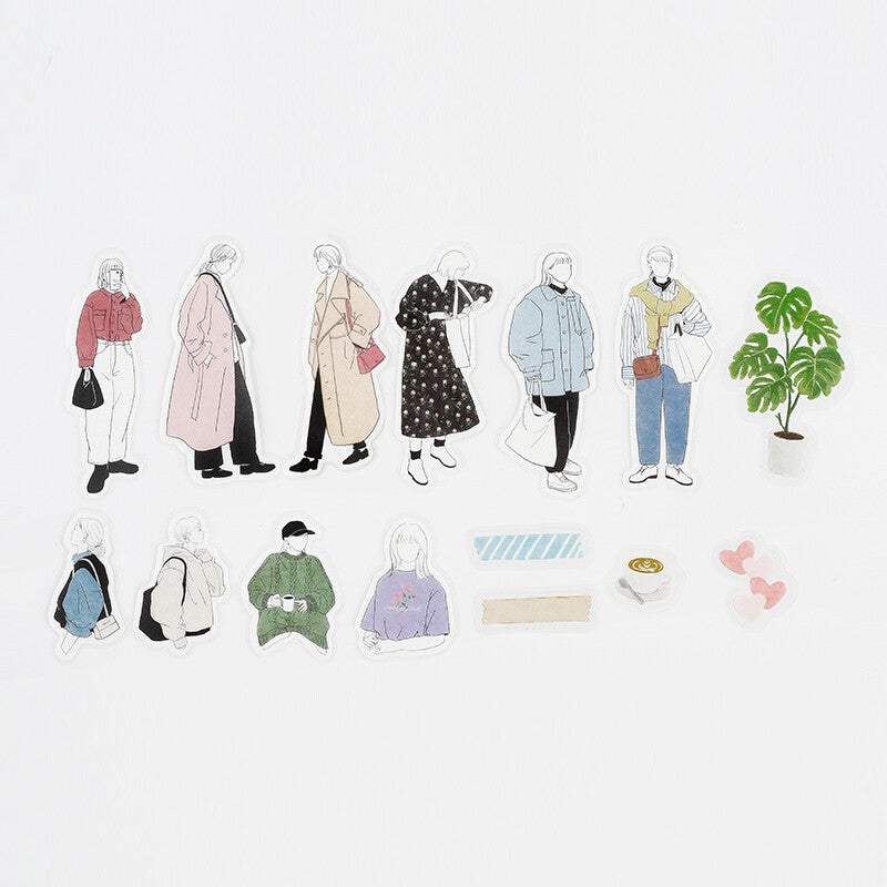 BGM Daily Casual Flake Sticker