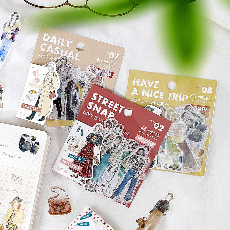 Daily Casual Flake Sticker