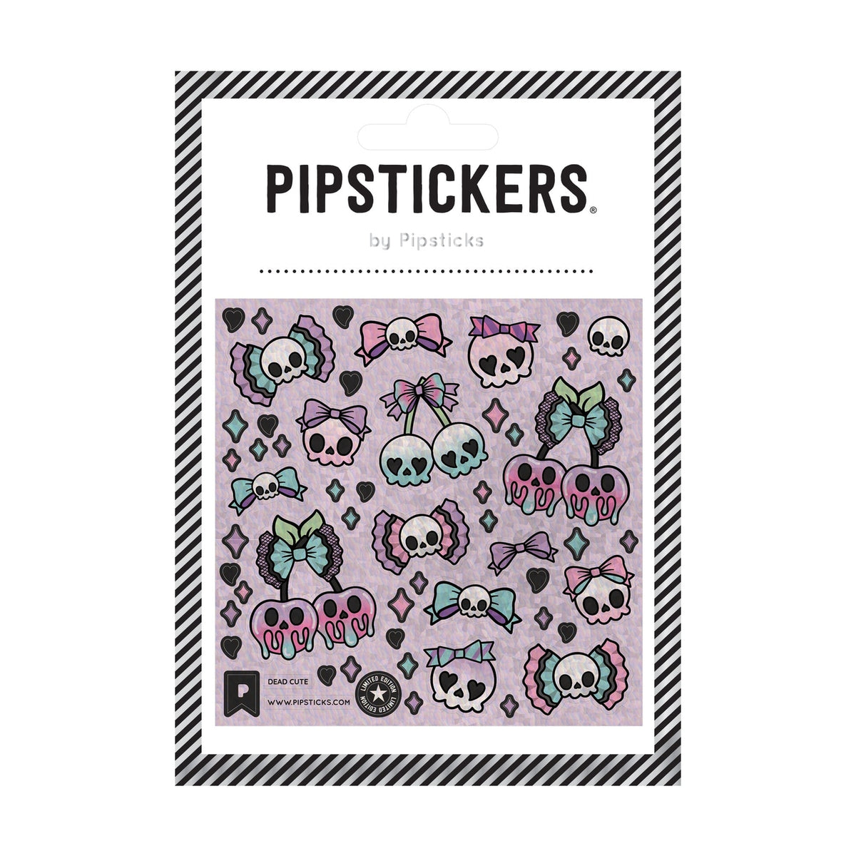 Cute enough to die for! Dead Cute PipStickers mix tiny skulls, bows, bats, ghosts, and creepy-cute details in pink, purple, mint, and black. Equal parts sweet and spooky, they’re perfect for Halloween planners, notebooks, happy mail, and adding a little goth-cute energy wherever you stick ’em.
