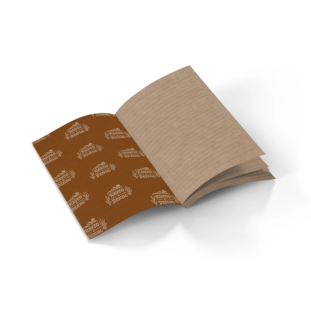 This Rayco Design Collection draws inspiration from life outside — desert trails, Baja beaches, campfires, and the animals that cross her path — made with a 100% recycled Kraft cover, modern, eco-friendly, and built for adventure.
