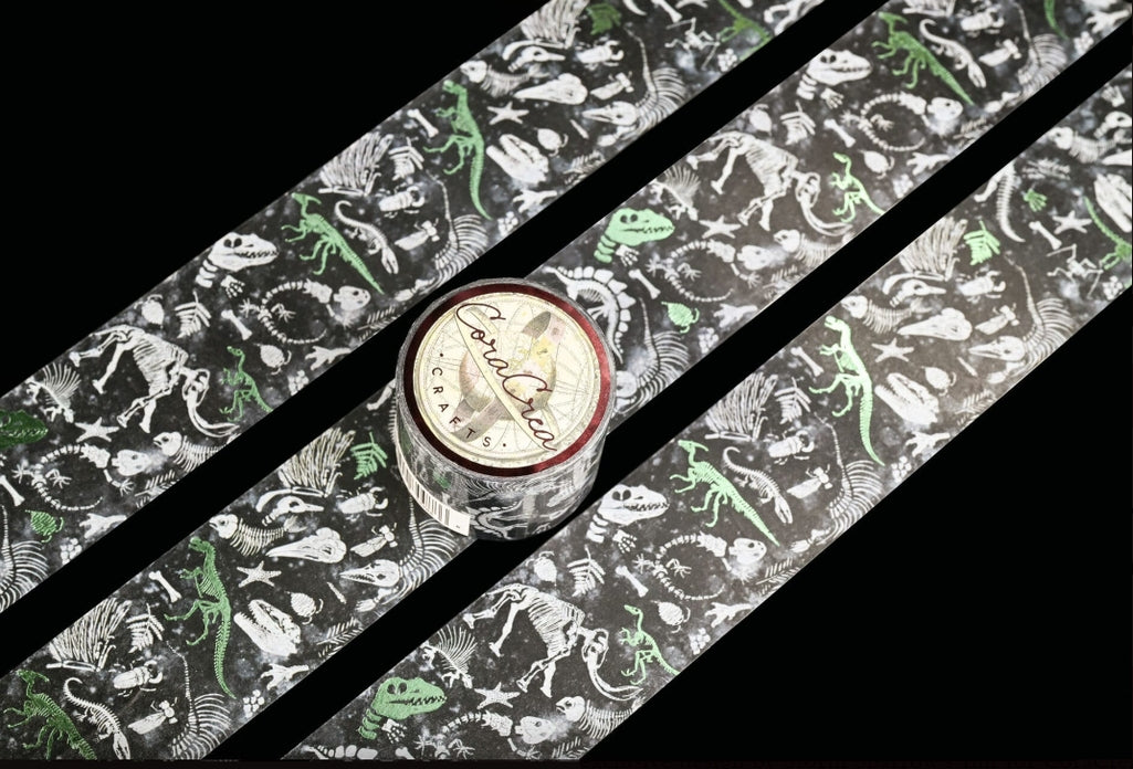 Dinosaurs Foil Washi Tape