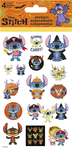 Disney Stitch Halloween Stickers