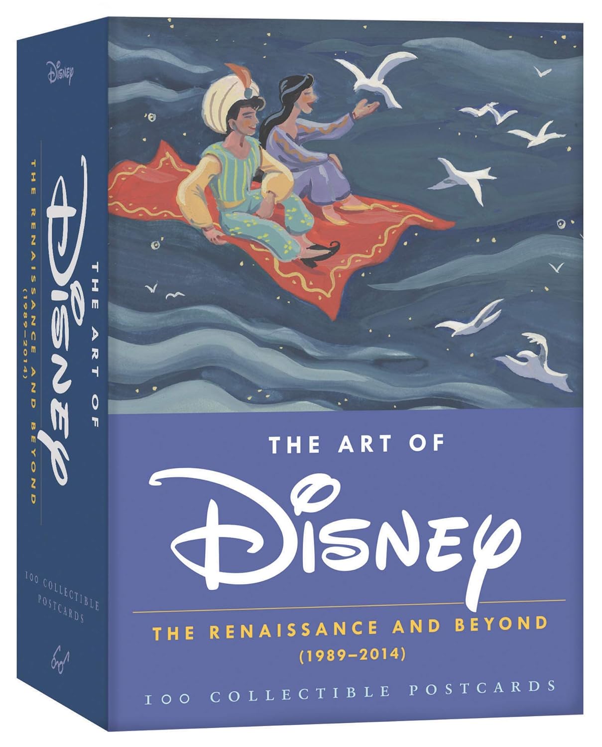 This box of postcards representing Disney's modern classics collects concept art—many pieces never before published—and final frames from ten iconic films made since Disney's renaissance spanning from The Little Mermaid to Big Hero 6.
Copyright ©2015 Disney Enterprises, Inc. All rights reserved.