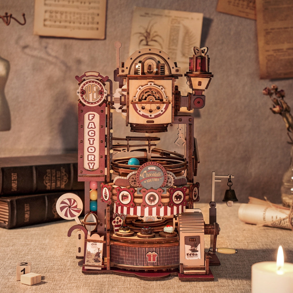 Diy Marble Run: Chocolate Factory