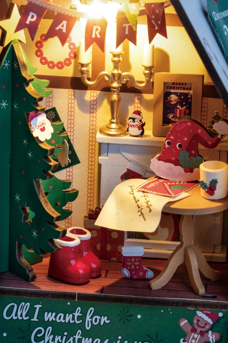 Perfect for crafters of all skill levels, this kit includes everything you need-pre-cut materials, vibrant paints, and easy-to-follow instructions. Assemble and decorate your miniature masterpiece, then proudly display it as a unique addition to your holiday decor. Whether as a gift or a personal keepsake, this delightful Christmas house is sure to bring joy and wonder to your festive celebrations!