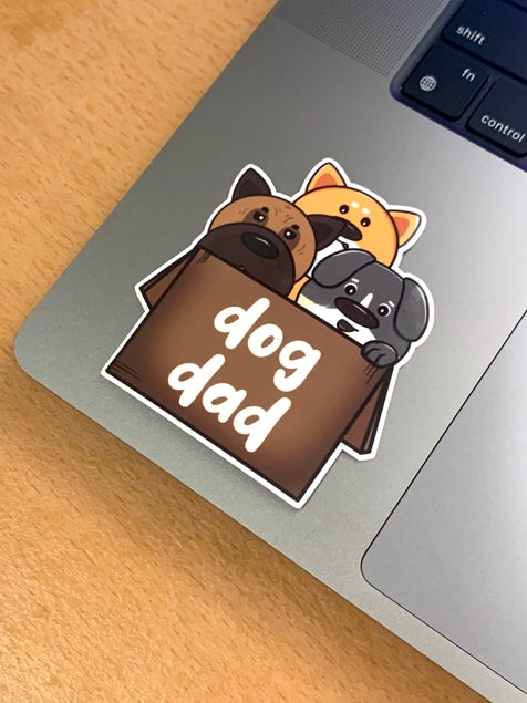 Small Noggin Studios - Dog Dad Vinyl Sticker