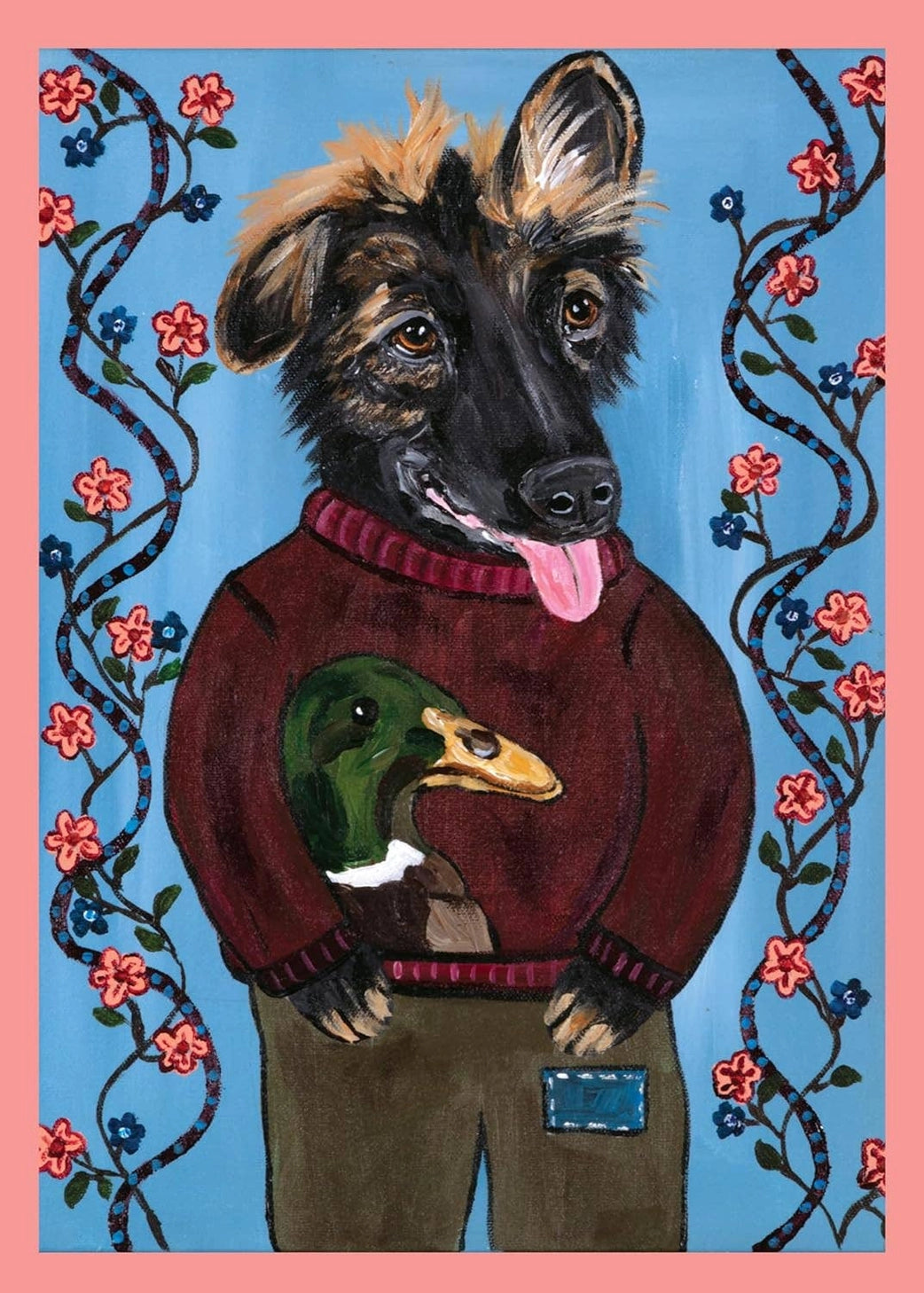 No canines are cooler than the twenty stylin' and wildin' dogs in this hilarious set of 20 postcards by artist Carly Beck. These paintings of perfectly dressed dogs feature top breeds like Frenchies, retrievers, and many more, each inviting you into a world that's part Richard Scarry, part Vogue fashion shoot.
Postcards; 5 x 7 inches; 20 pages.