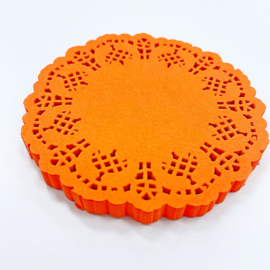 Doily Orange Juice 4.5" Doilies 100ct