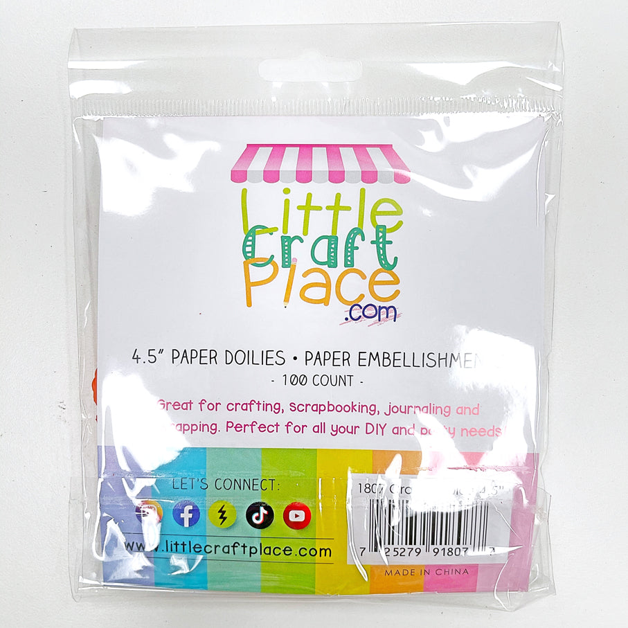 Doily Orange Juice 4.5" Doilies 100ct