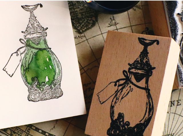 Dominant Industry Wood Stamp - A Log of Atlantis