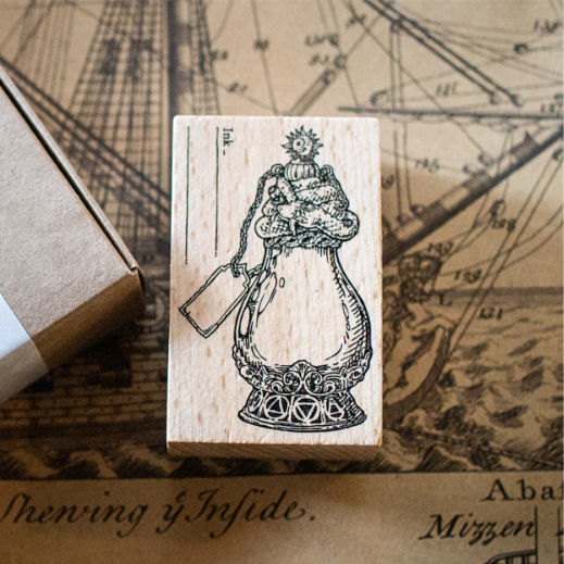 Dominant Industry Wood Stamp - A Log of Elixir