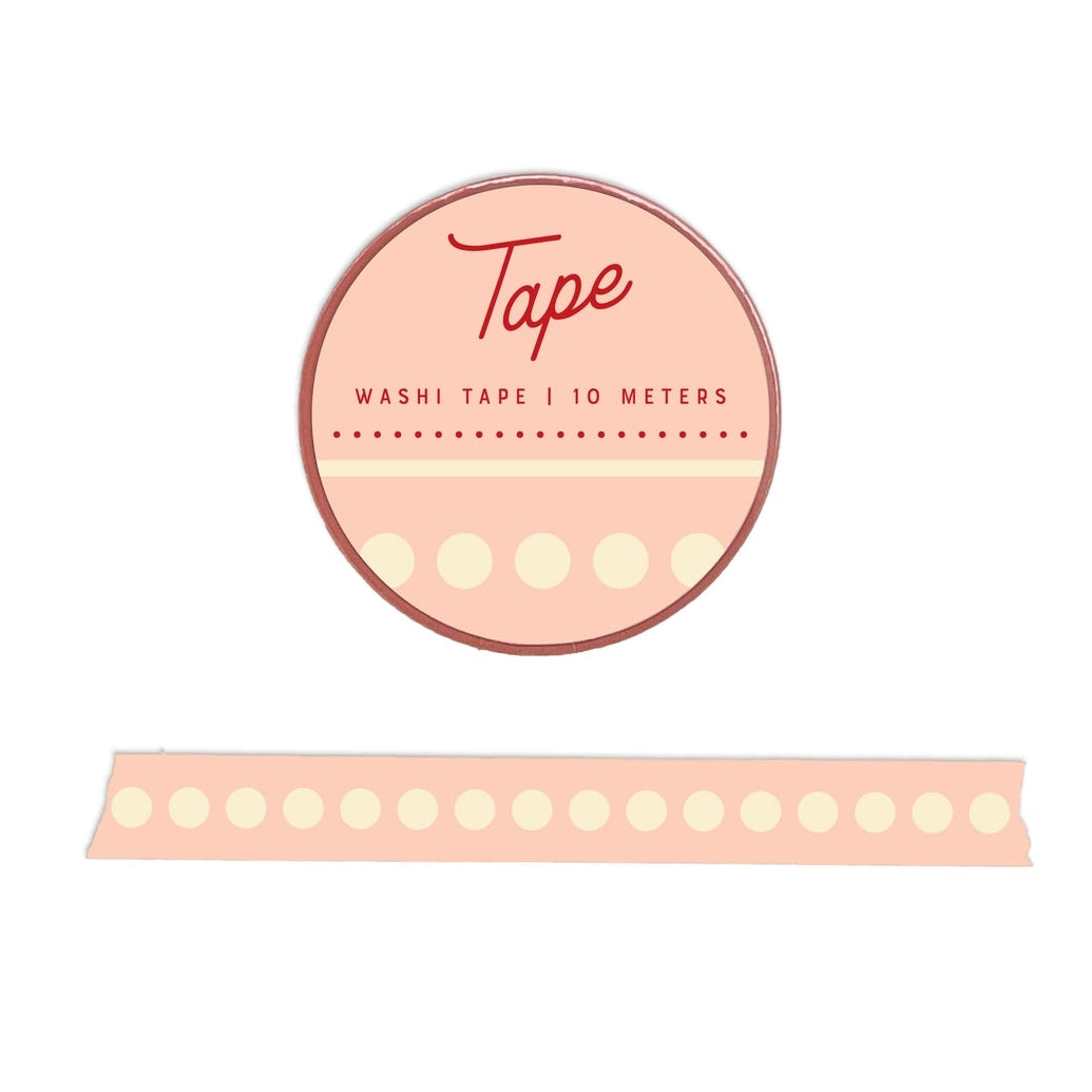 Elevate your crafting with our Dot Checklist Washi Tape, designed to bring a sleek and orderly aesthetic to your projects. The simple pattern is perfect for adding a subtle touch of style to planners and journals. Its easy-to-use adhesive ensures smooth application and clean removal, making it a versatile addition to any creative toolkit.
Additional Details:
- 10 mm width
- 10 m length