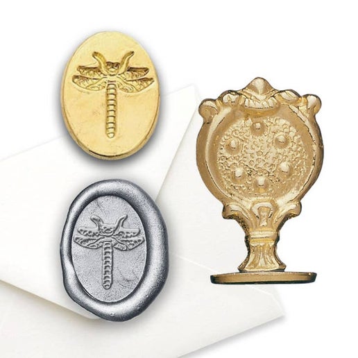 Dragonfly Florentine Brass Wax Seal Stamper