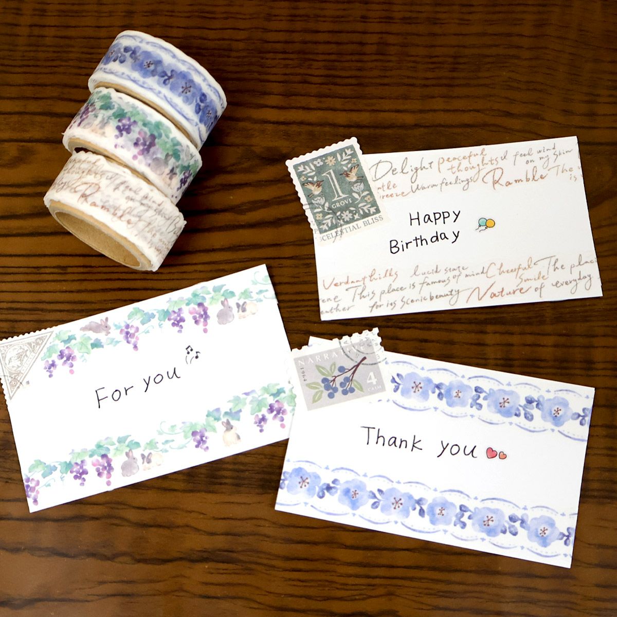 A new watercolor-style design with nuances is now available!
This series is a series with a touch and bleeding like a hand-drawn one.
It has a refreshing and transparent color that can be used casually.
Width 15mm × Length 5m
Material: Washi paper
Includes 1 roll of washi
Last few pictures shown are all the designs in the same collection, each sold separately.