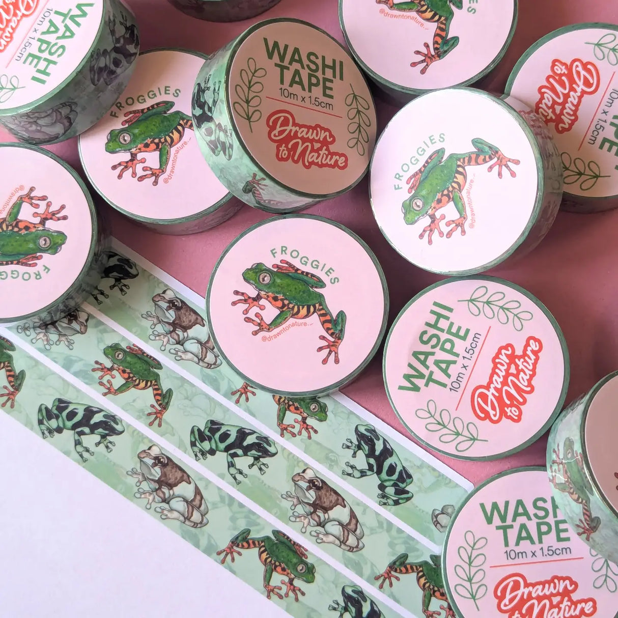 Drawn To Nature Frog Washi Tape