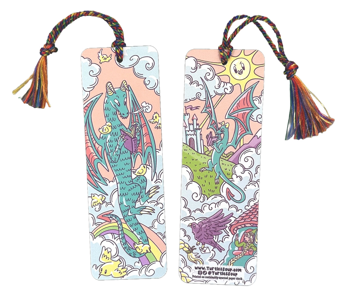 Hold your spot in style with our fun and funky bookmark collection! Whether you prefer romance, fantasy, or science fiction, our bookmarks will fit perfectly between the pages of your favorite novel.
π’ Bookmark is printed on sustainably-sourced premium ultra-thick card stock with soft-touch matte texture
π’ Unique design on the front and back
π’ Bookmark measures 2" x 6"
π’ Copyright Β© 2025 Turtle's Soup. All Rights Reserved.