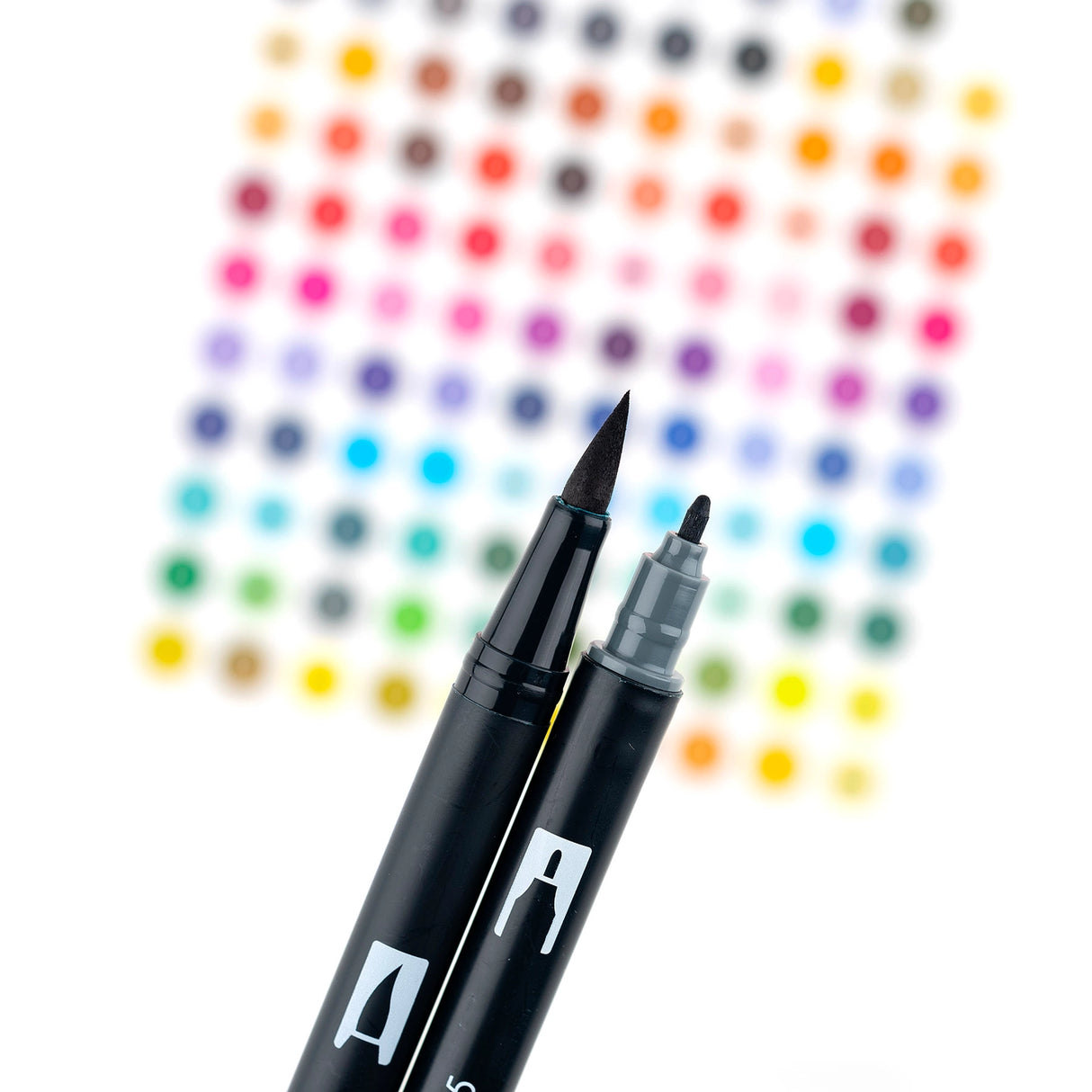 Dual Brush Pen Art Markers Grayscale 10-Pack