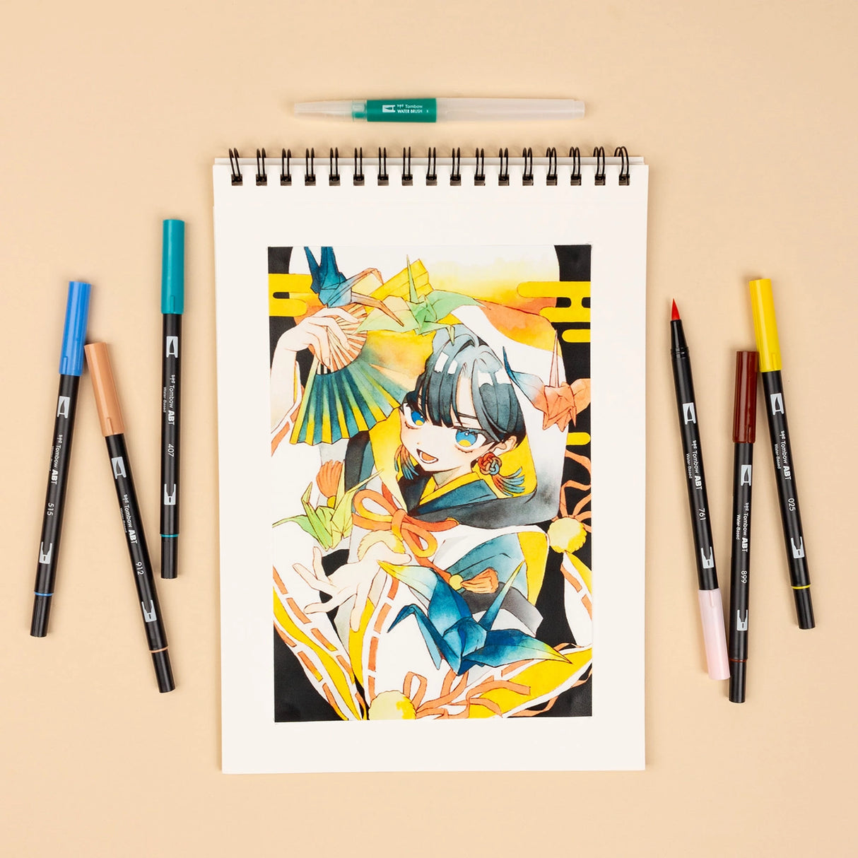 Exclusive, limited-edition “Bird" set allows you to bring drawings to life with exceptional detail and vibrant color combinations.
The “Bird" set is inspired by the Japanese four-character idiom "Kachō fūgetsu" (花鳥風月), which expresses the beauty of nature and the harmonious unity of "Flower" (ka, 花), "Bird" (chō, 鳥), "Wind" (fū, 風) and "Moon" (getsu, 月). With carefully selected colors, this set represents the soft but vibrant tones of the bird world and symbolizes freedom, elegance and the splendor of natu