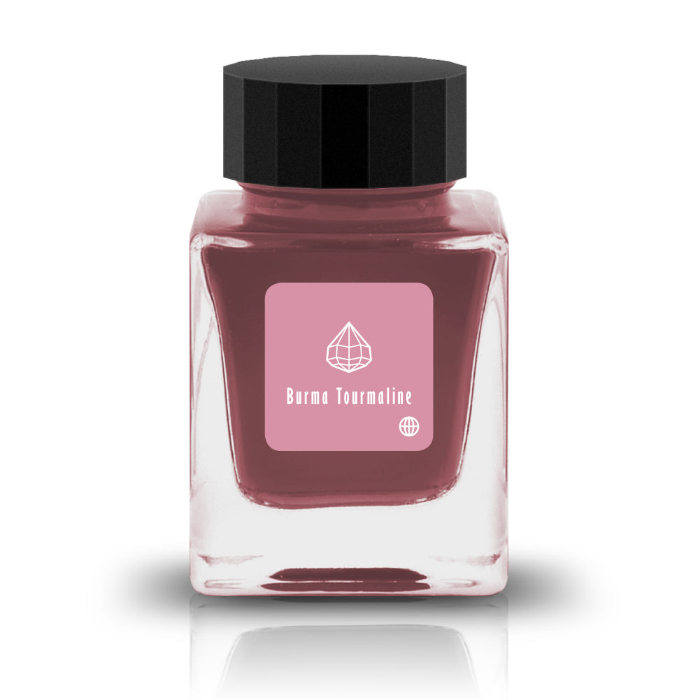 Embrace the bold and vibrant tones of nature through Tono & Lims' Earth Contact Line. Inspired by rich gemstones, each ink color is perfect for those who enjoy adding radiance to their collection. Be sure to shake the bottle well before use to evenly disperse the glitter.
Pink
Shimmering
30 ml