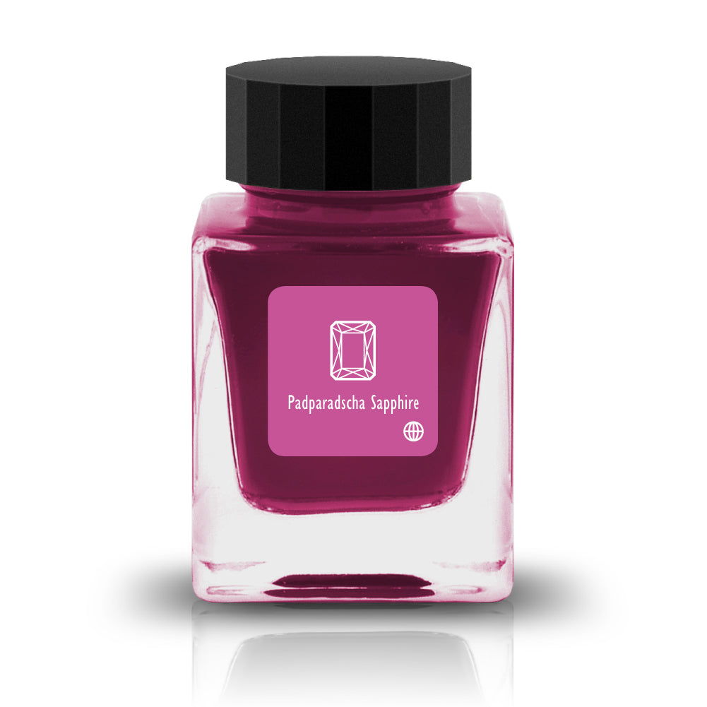 Embrace the bold and vibrant tones of nature through Tono & Lims' Earth Contact Line. Inspired by rich gemstones, each ink color is perfect for those who enjoy adding radiance to their collection. Be sure to shake the bottle well before use to evenly disperse the glitter.
RGB: 215, 28, 51
Pink
Shimmering
30 ml