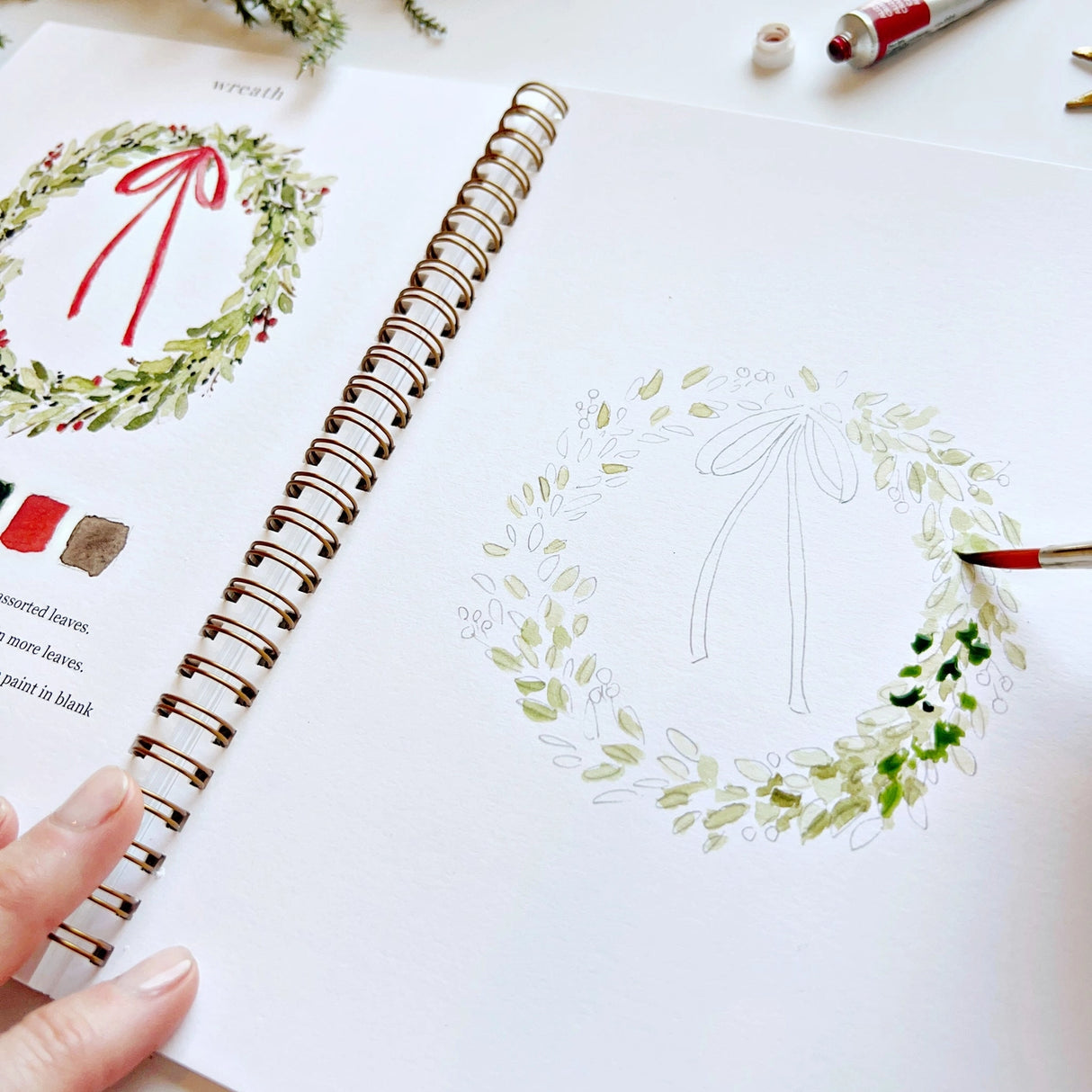 Emily Lex Studio - Christmas Watercolor Workbook