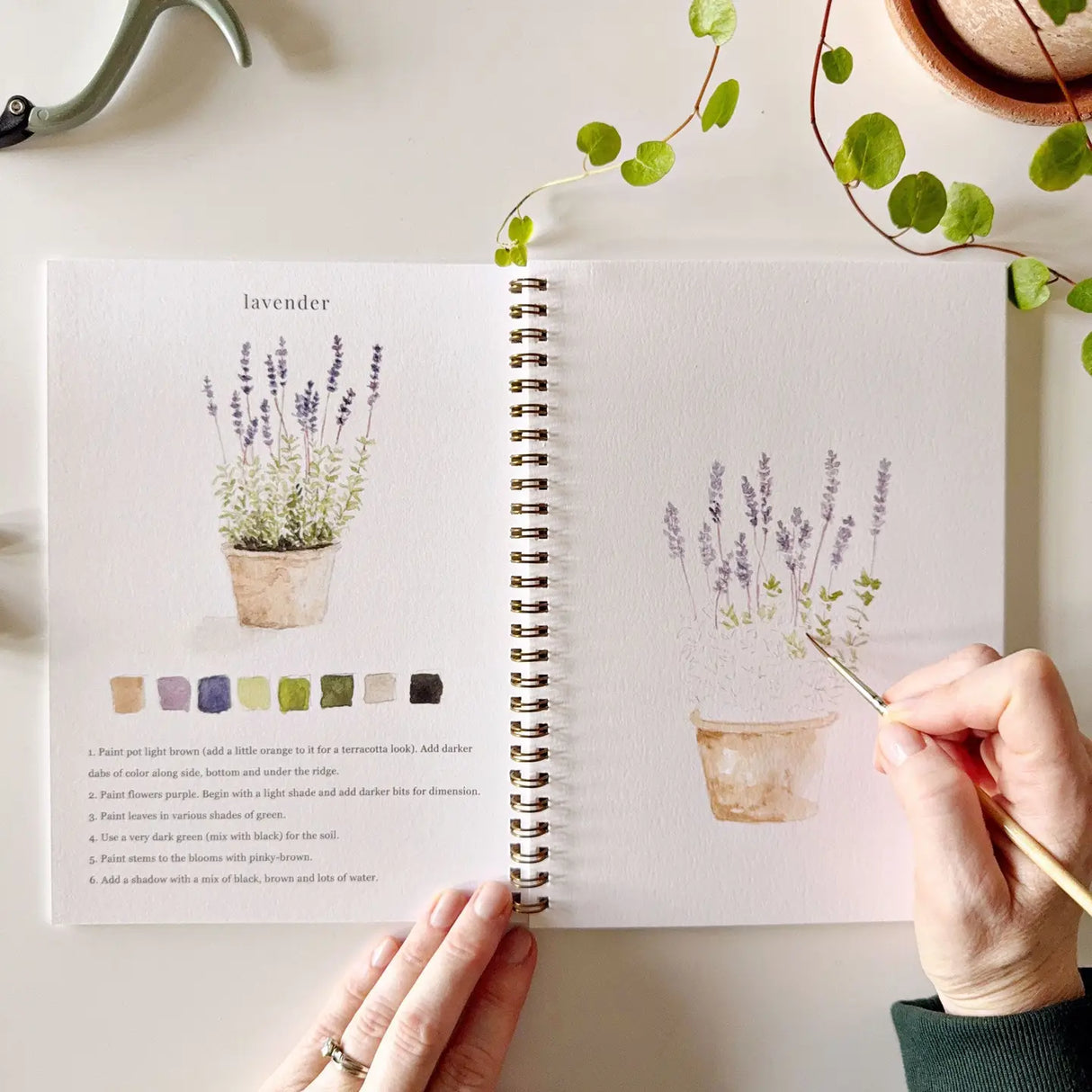 Emily Lex Studio - Garden Watercolor Workbook